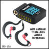 Uwater Triple-Axis Action Waterproof Stereo Earphones (Pink)