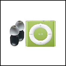 New Waterproof Ipod Shuffle with 100% Waterproof Earphones-Green