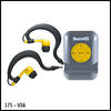 Uwater Triple-Axis Action Waterproof Stereo Earphones (Yellow)