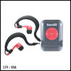 Uwater Triple-Axis Action Waterproof Stereo Earphones (Pink)