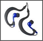 Uwater Triple-Axis Waterproof Action Stereo Earphones For Fitness (Blue)